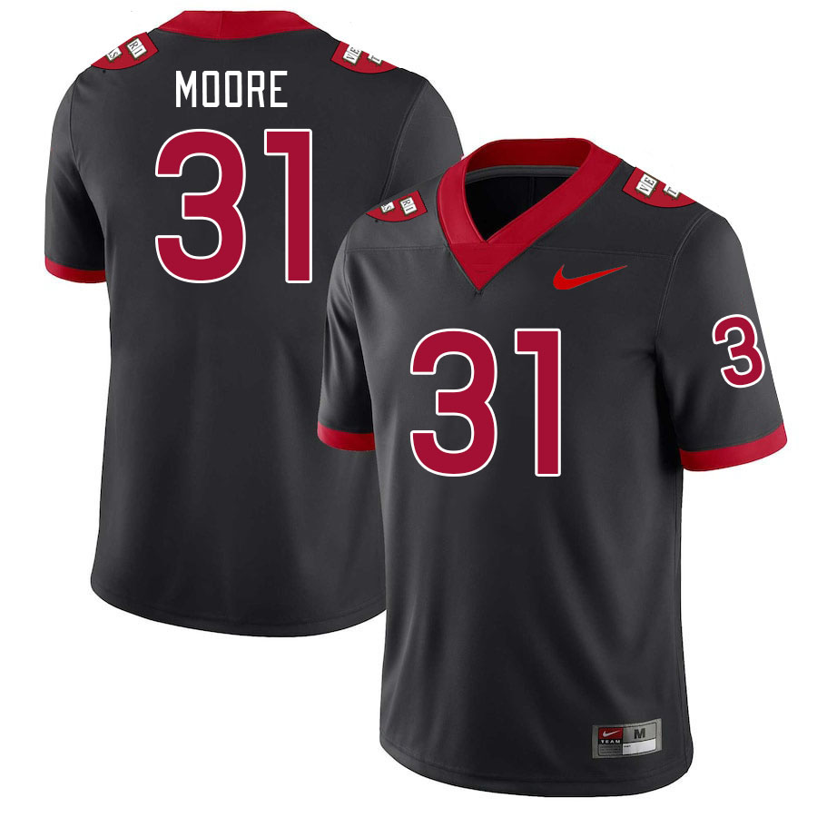 Men-Youth #31 Mekhi Moore Harvard Crimson 2023 College Football Jerseys Stitched Sale-Black